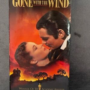 “Gone With The Wind” Vintage VHS Movie - 2 tapes. Still in cellophane.